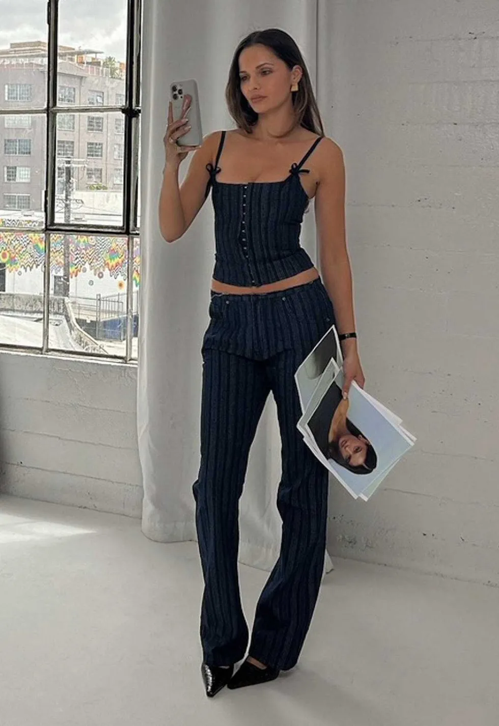 Lioness Charismatic Denim Corset Sale