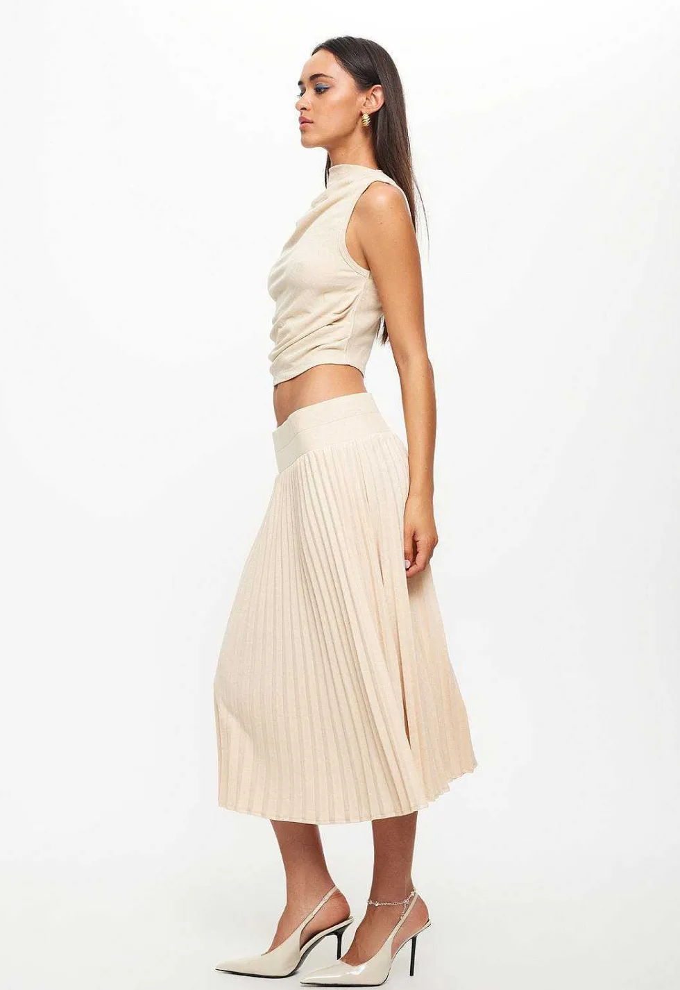 Lioness Sydney Pleat Skirt Hot